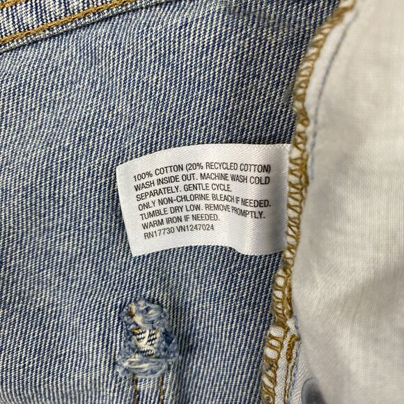 Wild Fable Shorts Womens Jr 17 Super High Rise Denim Jean 3” Inseam Cut Off NWT - Picture 9 of 11